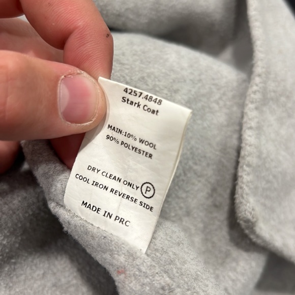 WISH Women's Stark Coat Size XS In Light Grey - Picture 12 of 12